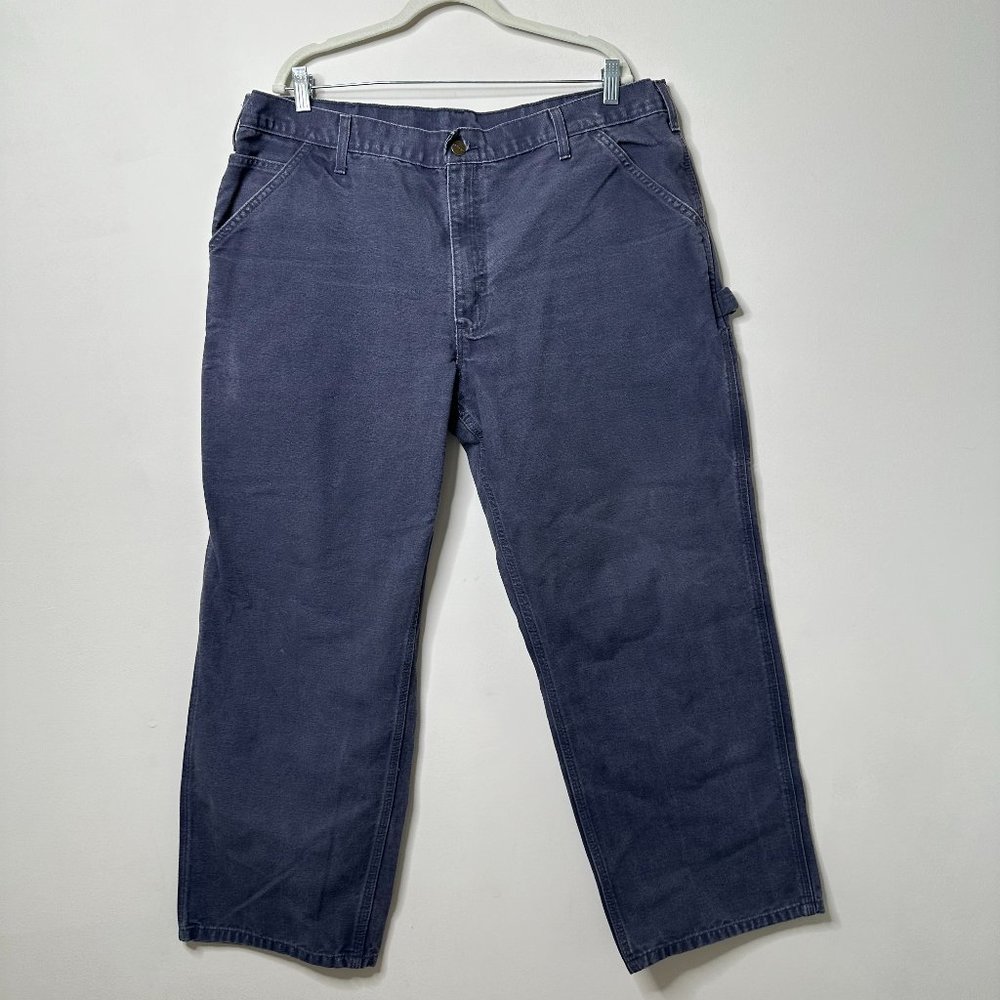 Carhartt Duck Canvas Dungaree Carpenter Work Pant… - image 1